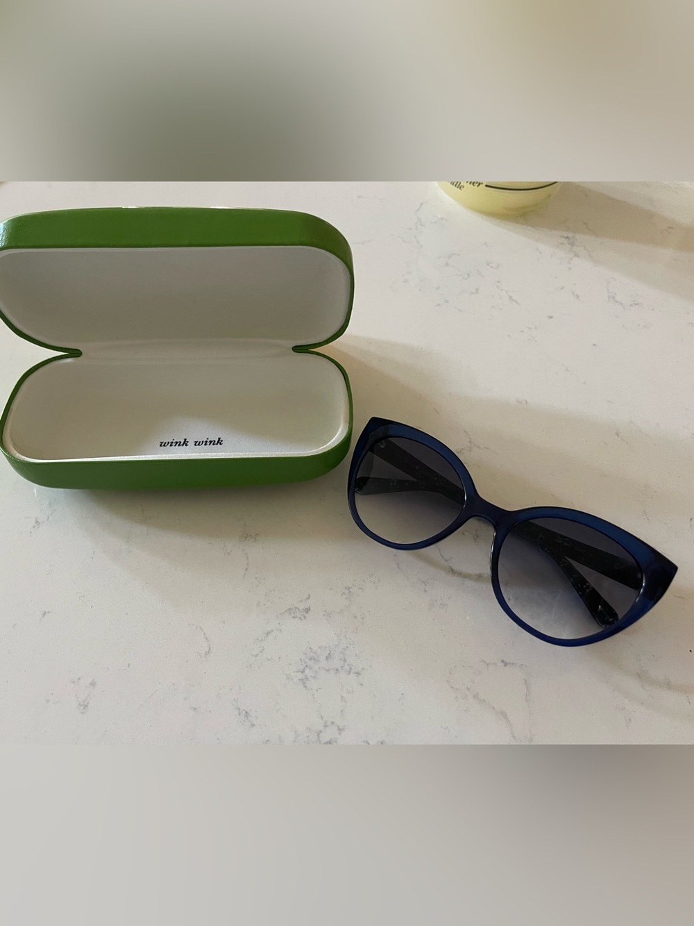 kate spade Navy Cat-Eye Women's Sunglasses
